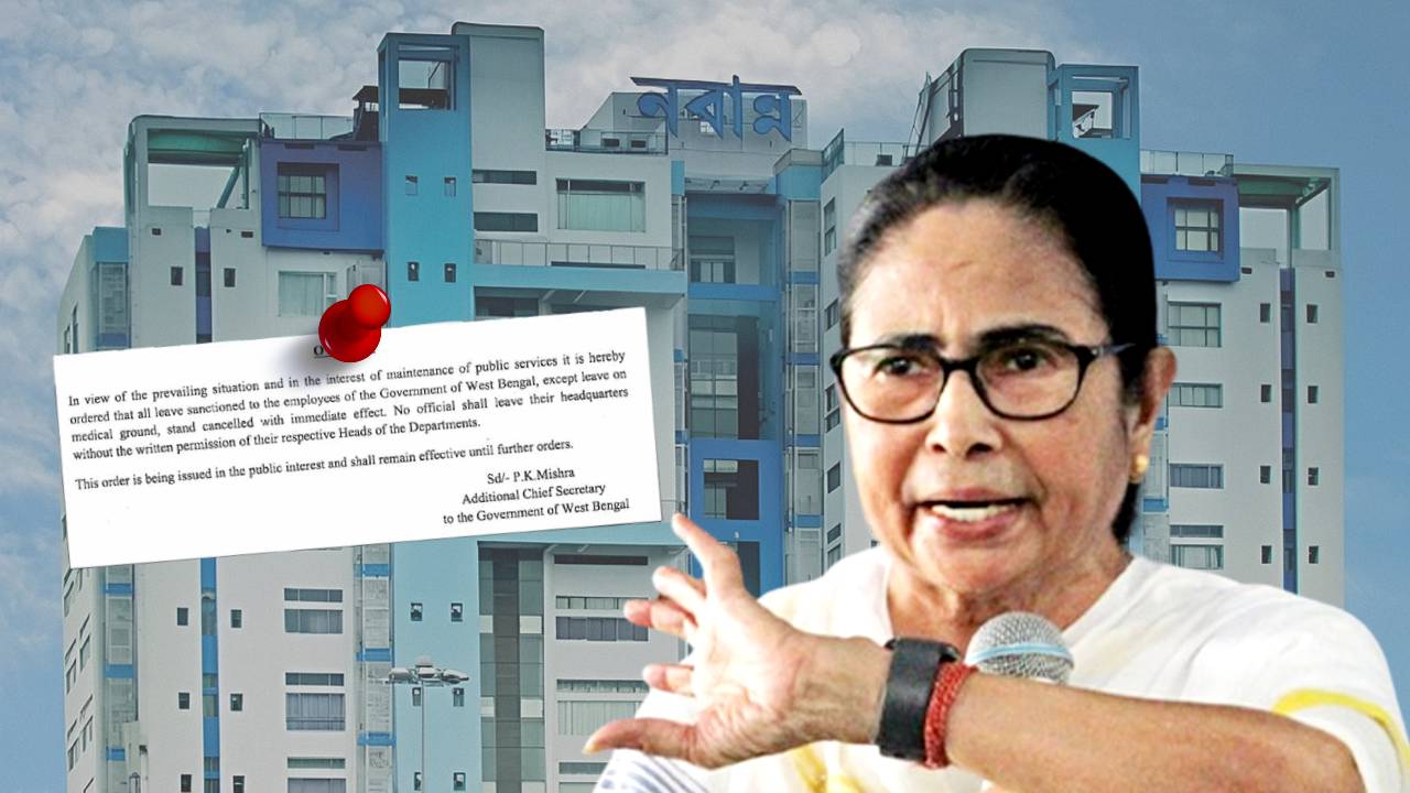 Government of West Bengal announced all Government employees leave cancelled