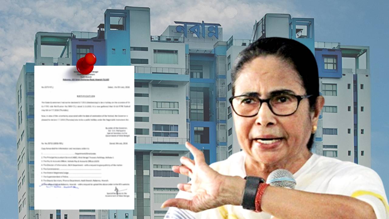 Government of West Bengal announced all Government employees leave cancelled
