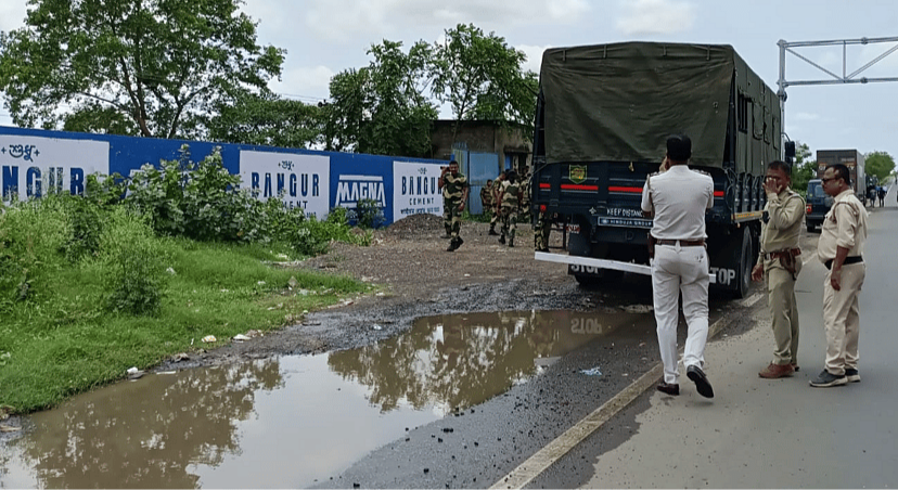 Bsf jawan convoy in accident on national highway 