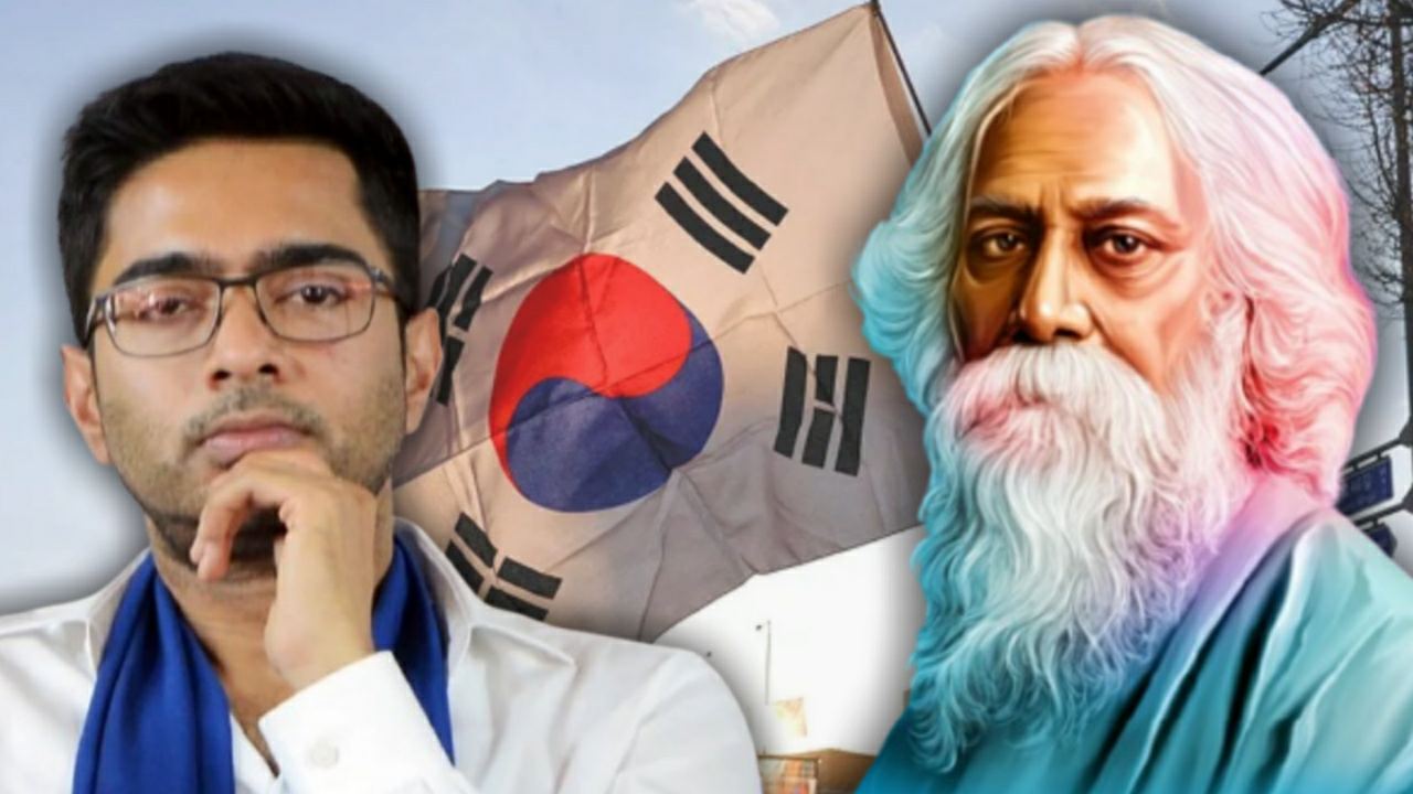 Abhishek Banerjee talked about rabindranath tagore in Seoul 