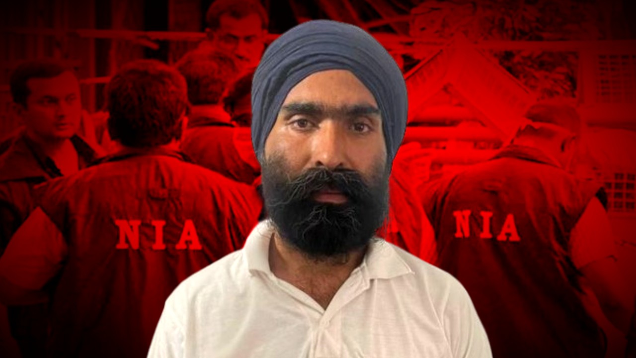 NIA arrestes Key Khalistani terrorist Kashmir Singh Galwaddi