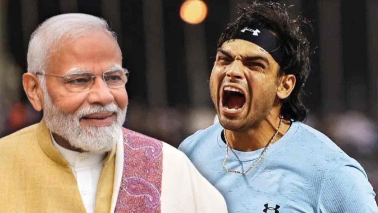 Narendra Modi congratulates Neeraj Chopra.
