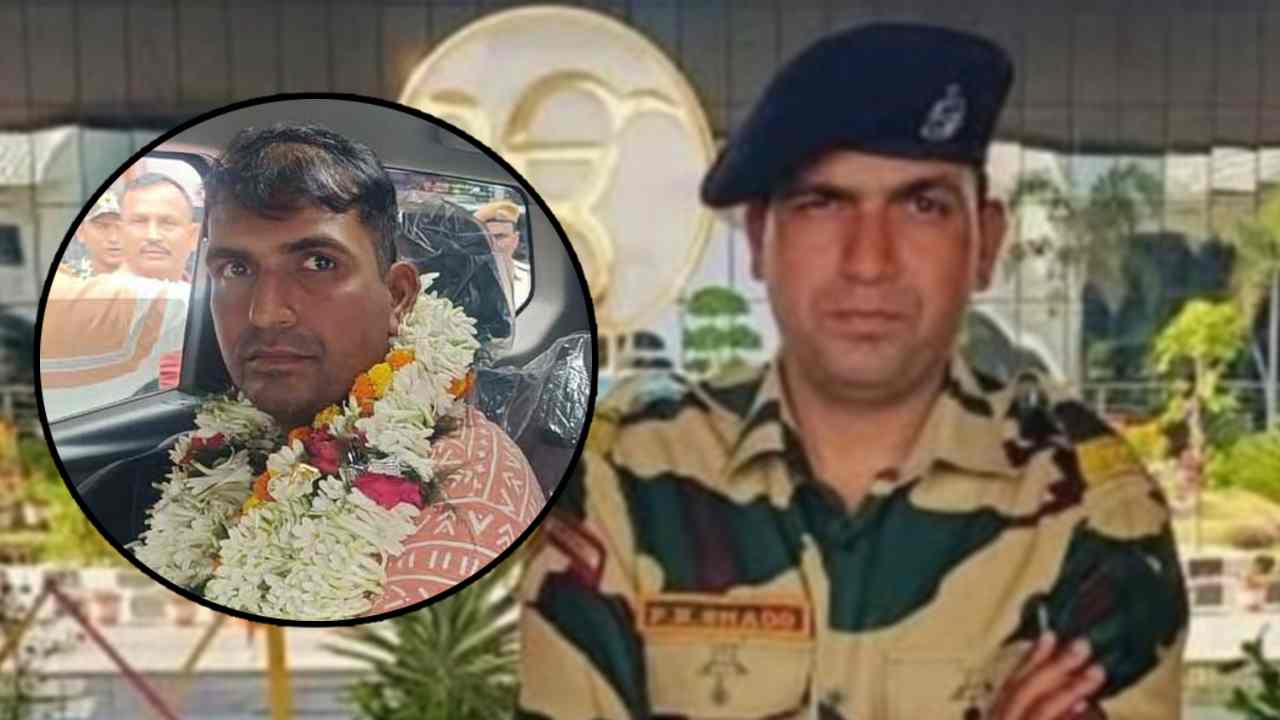 Purnam Kumar Shaw returns home.