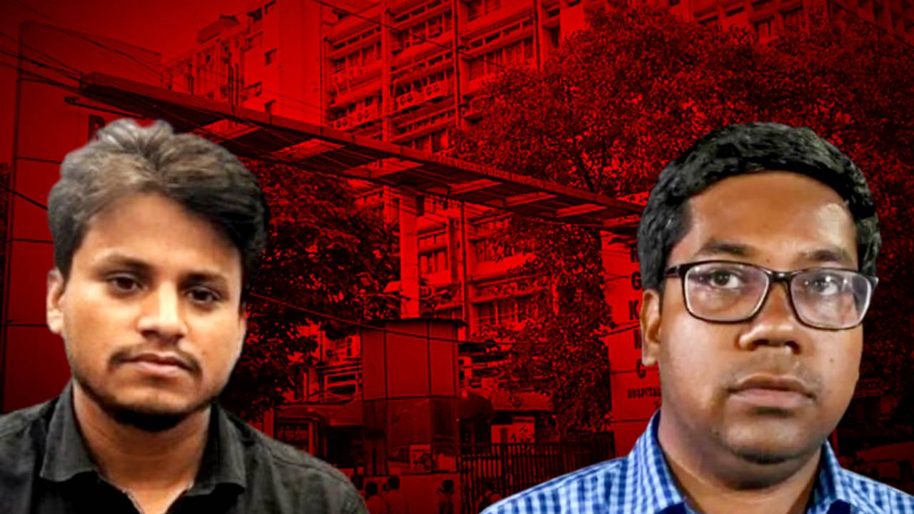 RG Kar case protesting doctors Aniket Mahata Asfakulla Naiya posting controversy