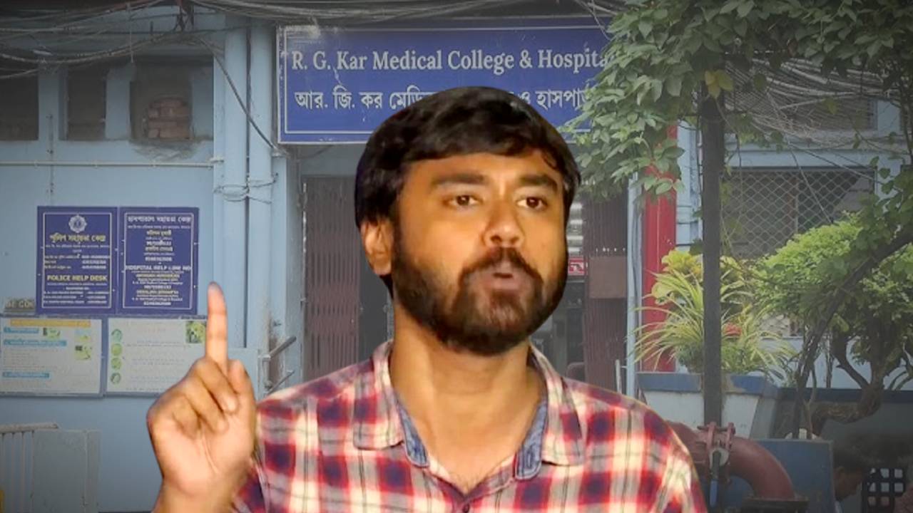 RG Kar case protesting junior doctor Debasish Halder posting controversy