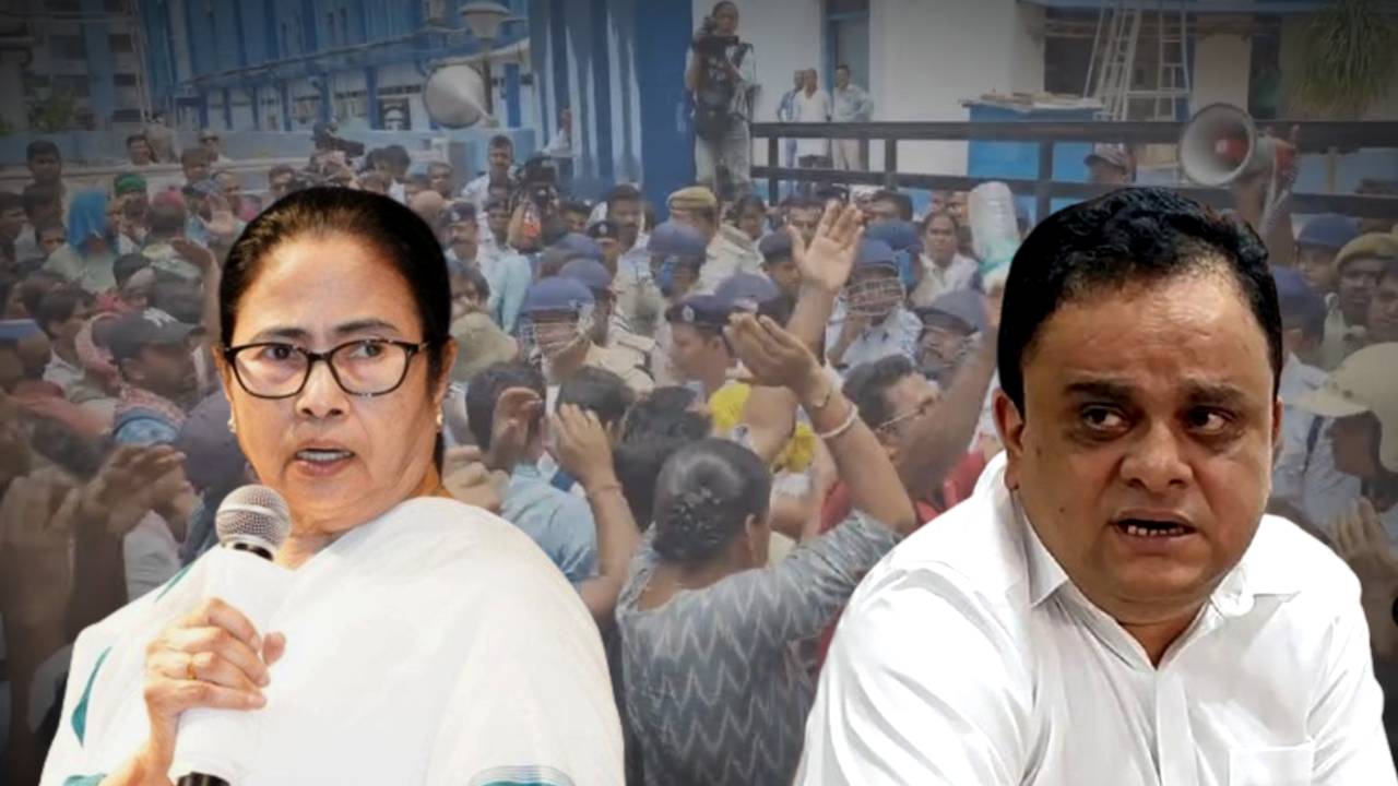 SSC recruitment scam protestors give letter to Mamata Banerjee Bratya Basu