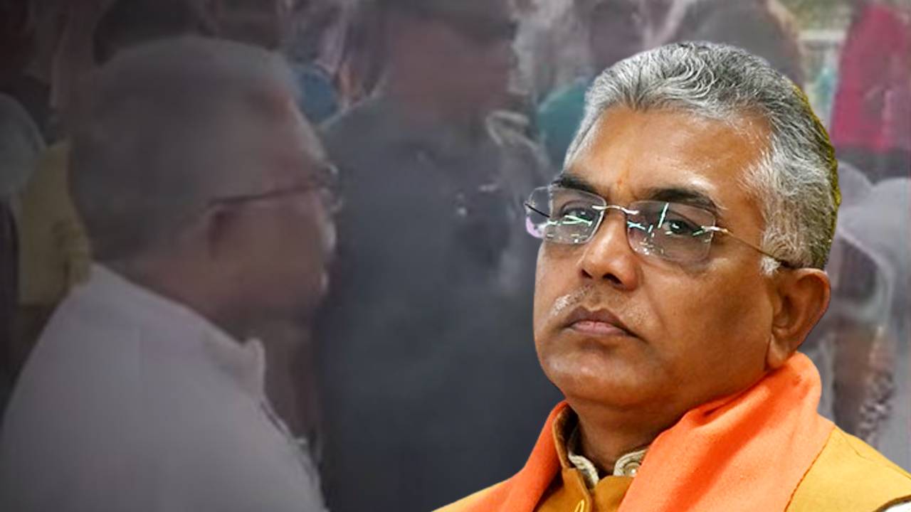 Some BJP workers protest against Dilip Ghosh in Kolaghat