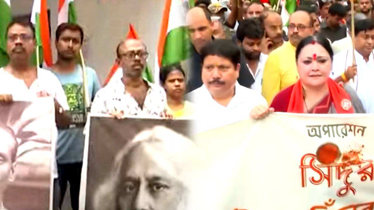 Trinamool Congress BJP both rally after Operation Sindoor success