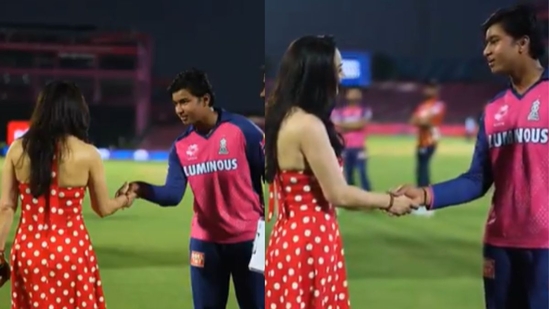 Vaibhav Suryavanshi got "Jaadu Ki Jhappi".