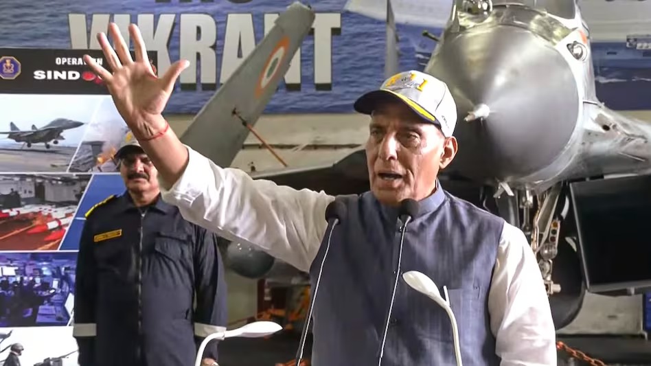 India Rajnath Singh gives a stern warning to Pakistan.