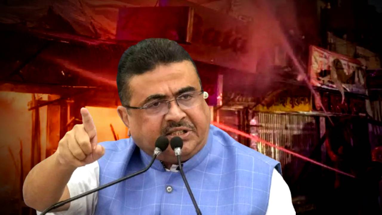 BJP MLA Suvendu Adhikari goes to Khidirpur Market