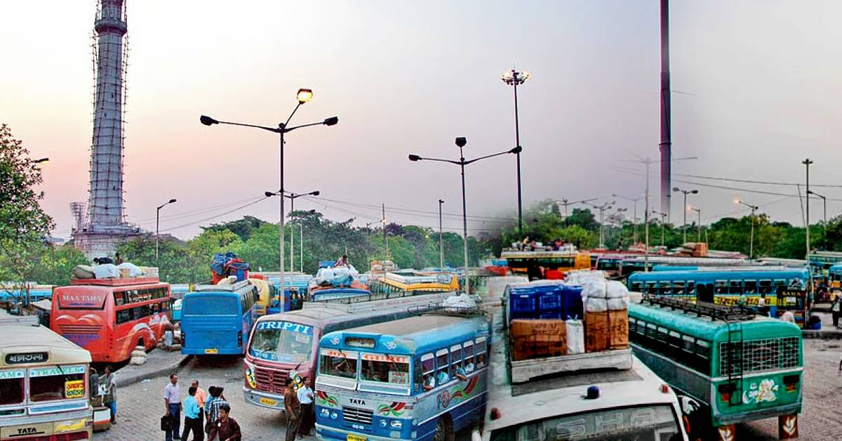 Bus stand is moving from Dharmatala bus stands where will the new address be