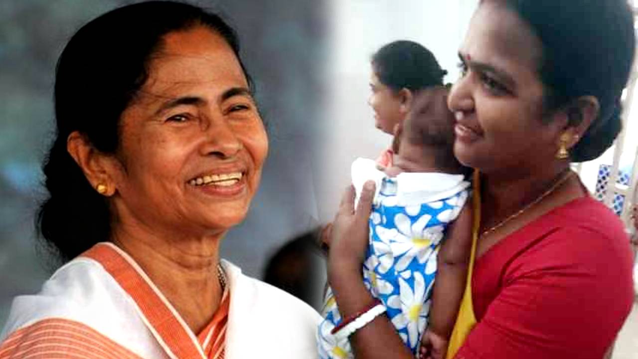 CM Mamata Banerjee gives name to TMC MLA Shampa Dhara daughter