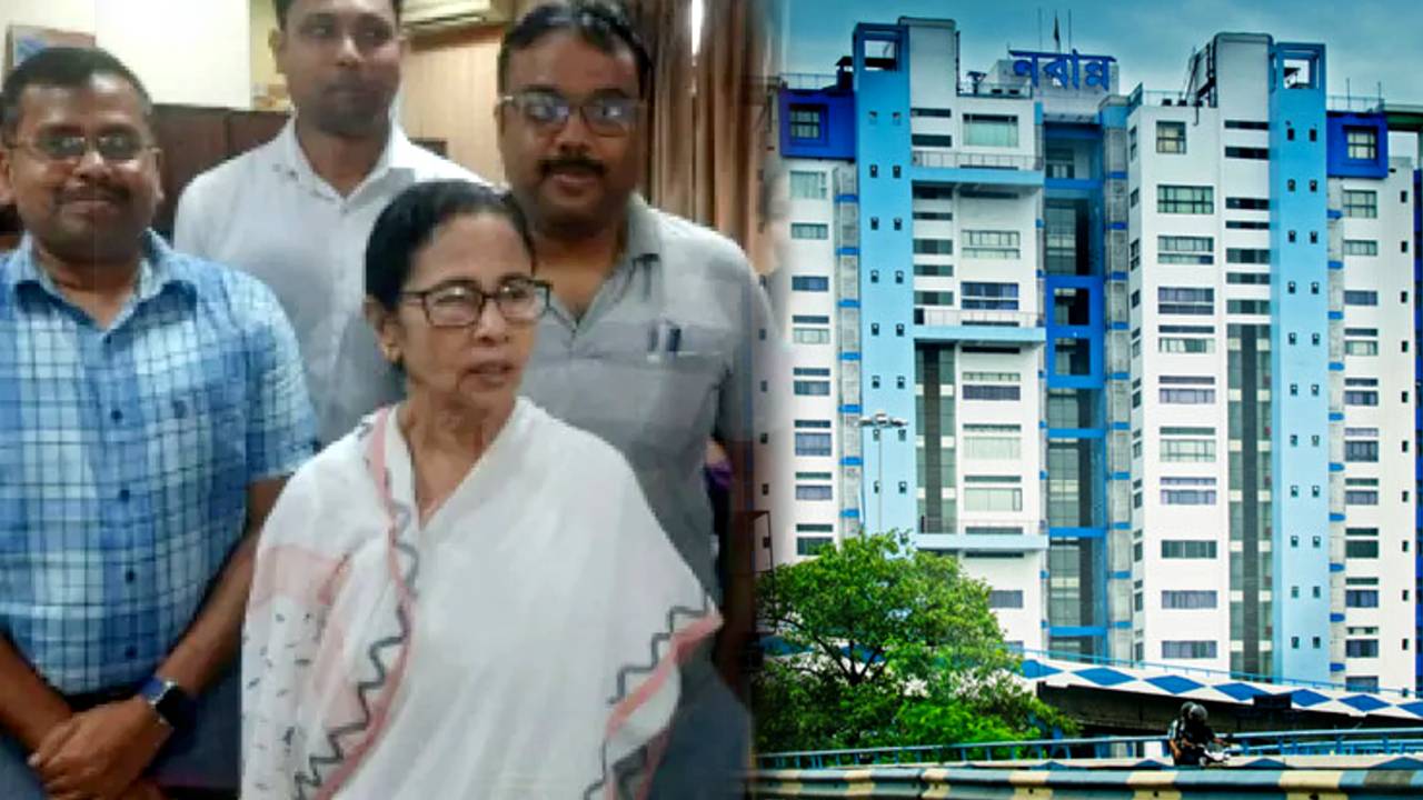 CM Mamata Banerjee surprise visit to Finance Department E-Governance cell