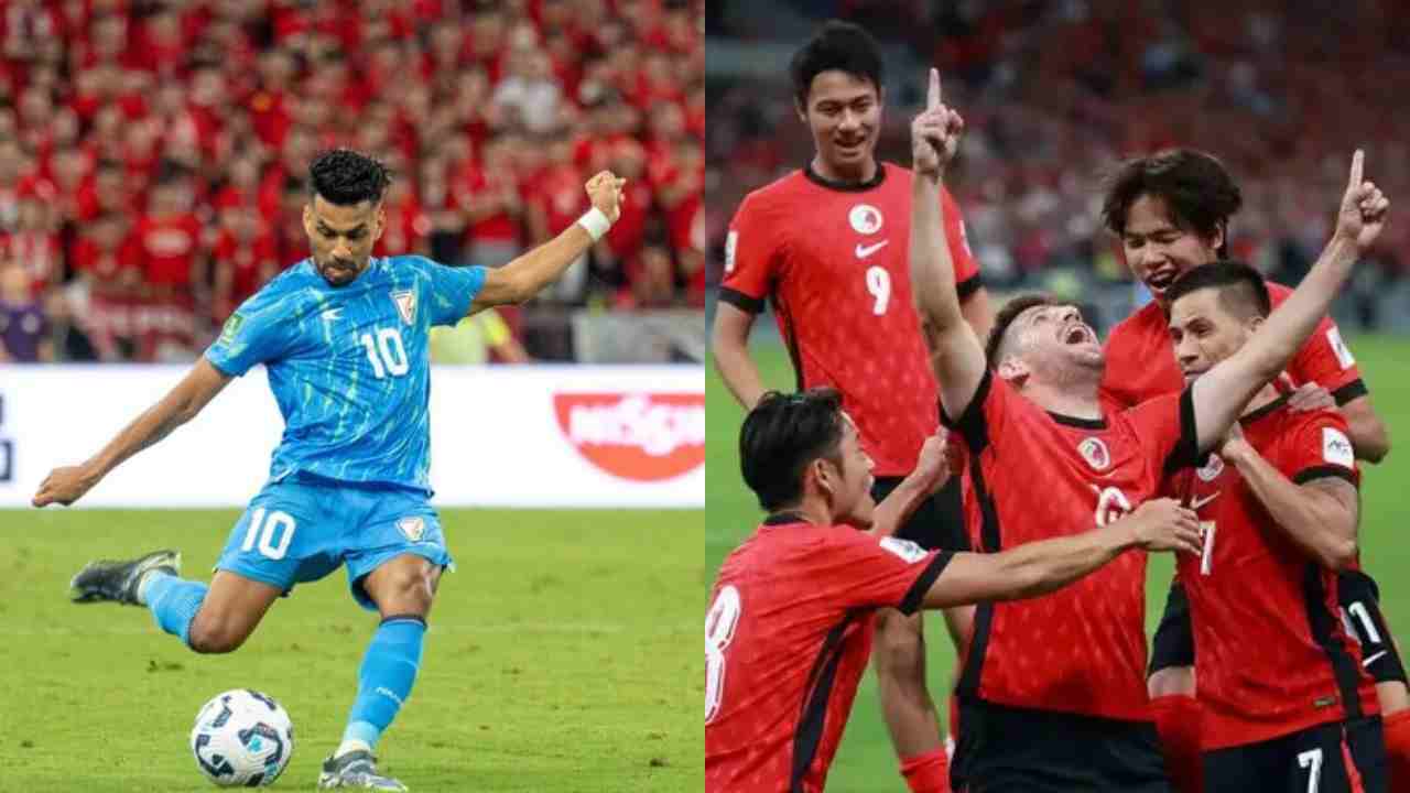 India National Football Team lost to Hong Kong.