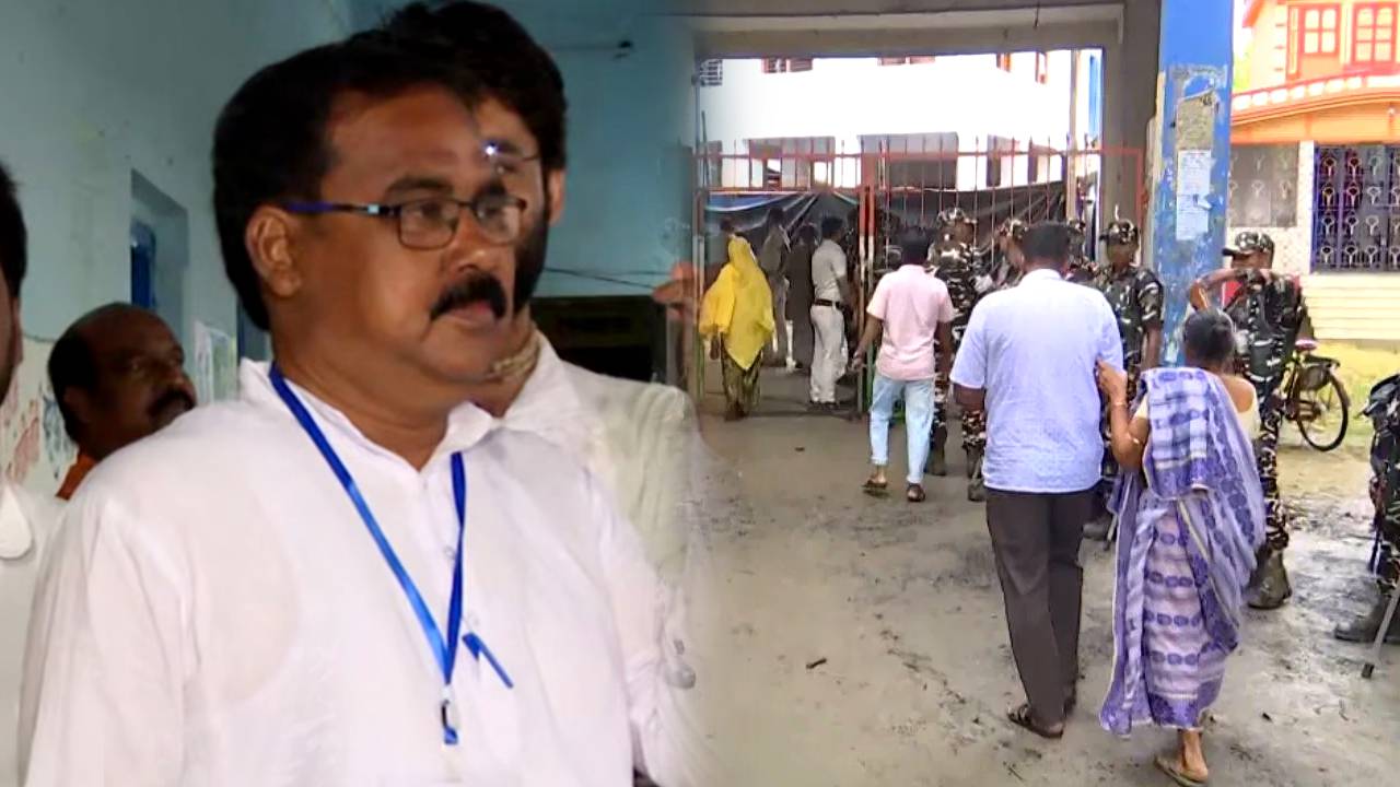 Kaliganj By Election BJP candidate argument with Presiding Officer
