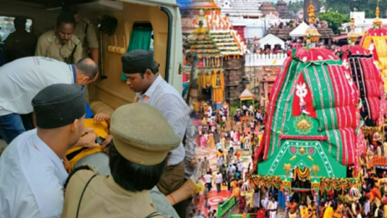 Many devotees injured in puri rathyatra 
