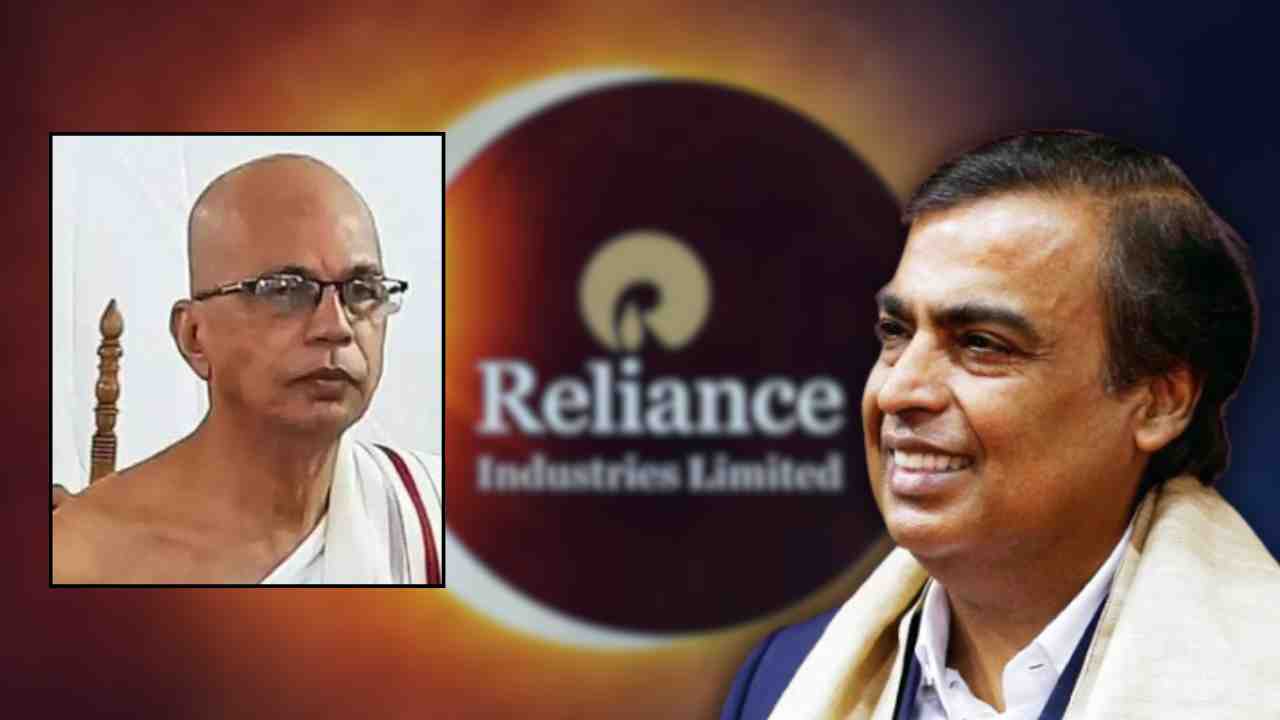 Reliance Industries vice president becomes monk.