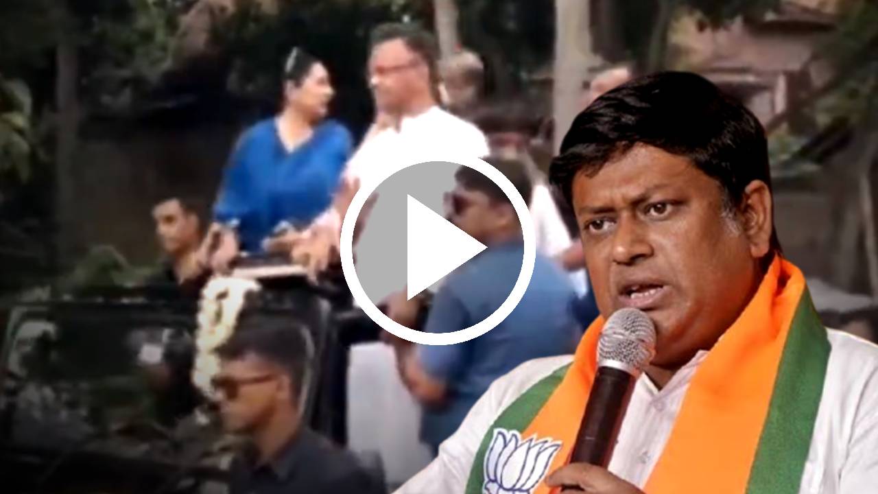 Sukanta Majumdar shares video of people protesting in Kaliganj in front of Firhad Hakim