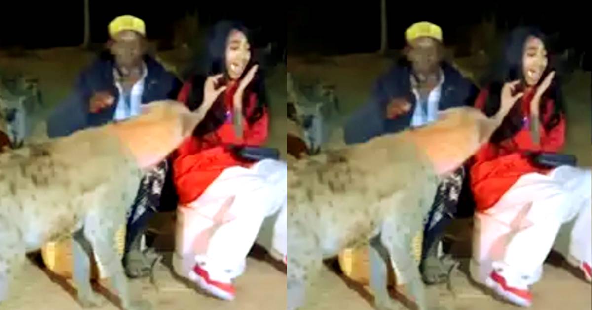 Viral video woman hyena Ethiopia