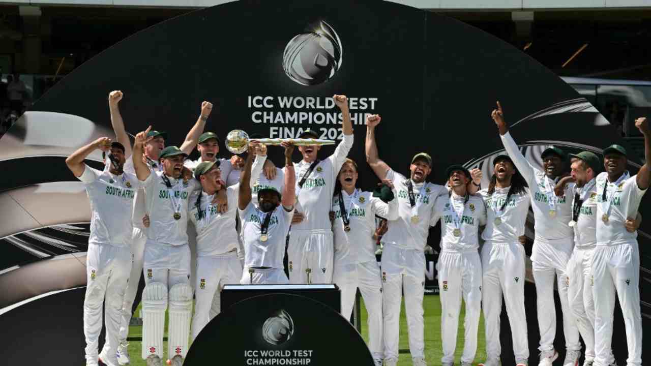 South Africa wins WTC final.