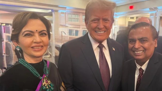 Reliance Industries invests in Donald Trump's company.