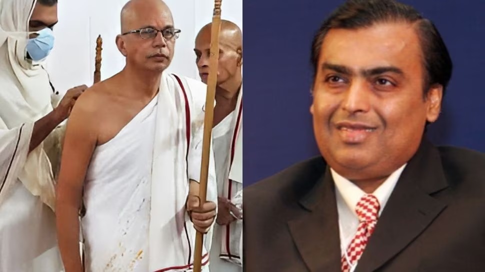 Reliance Industries vice president becomes monk.