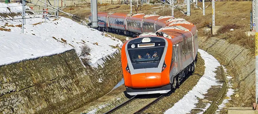 Indian Railways Katra-Srinagar Vande Bharat update.