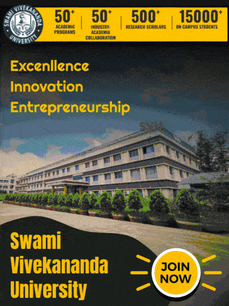 Swami Vivekananda University Advertisement