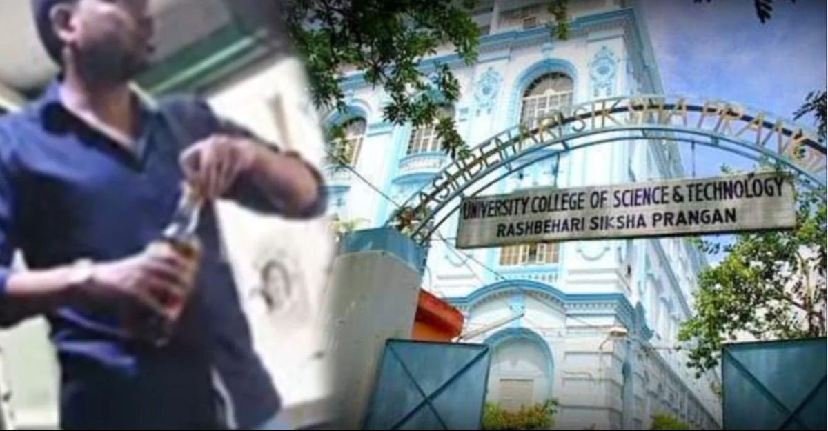 Trinamool Congress student leader caught hosting alcohol party in college