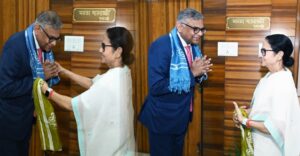 Tata Chairman meets Mamata Banerjee at Nabanna
