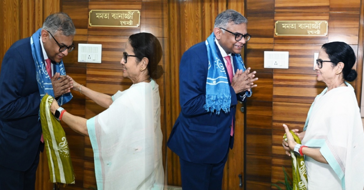 Tata Chairman meets Mamata Banerjee at Nabanna