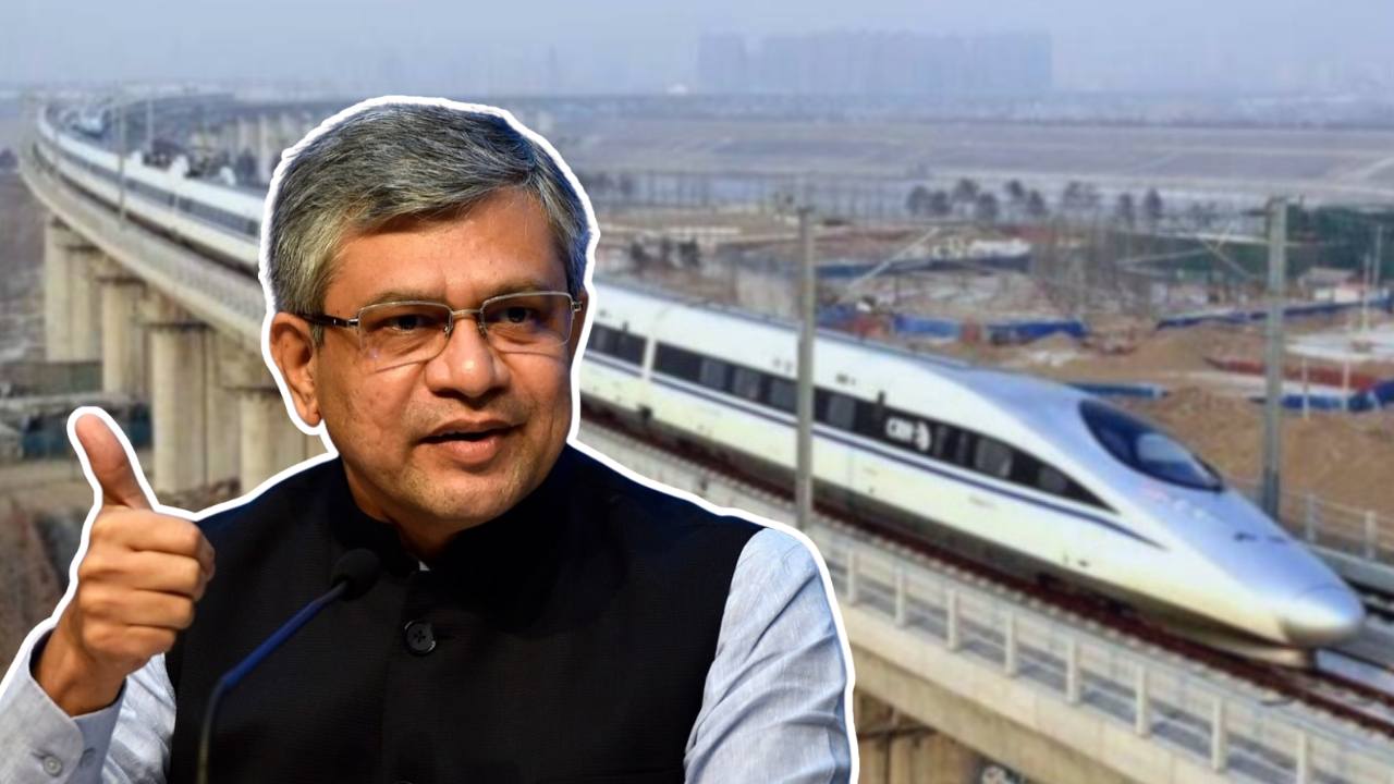 The Railway Minister himself brought the big good news about the bullet train.