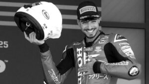 Borja Gomez dies on the racing track.