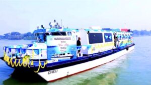 Kolkata Dheu metro is making waves on Hooghly river
