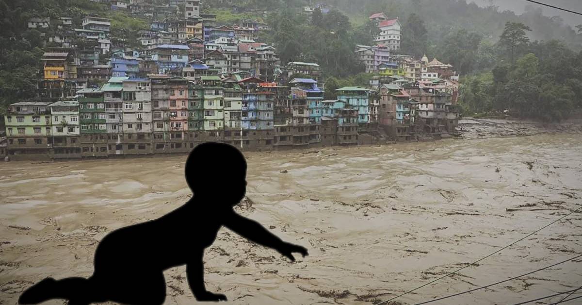 Himachal Pradesh flash flood 11 month old baby girl lost her family
