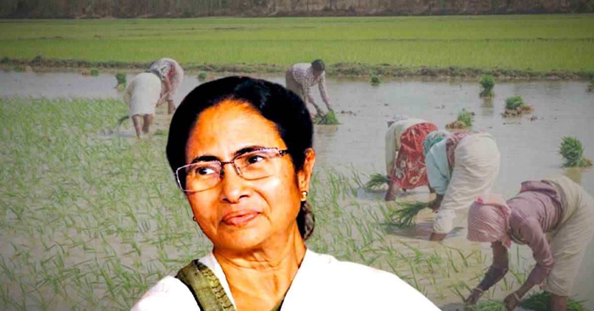 What did Mamata Banerjee say while praising farmers?