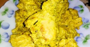 Recipe try this shorshe chicken at home