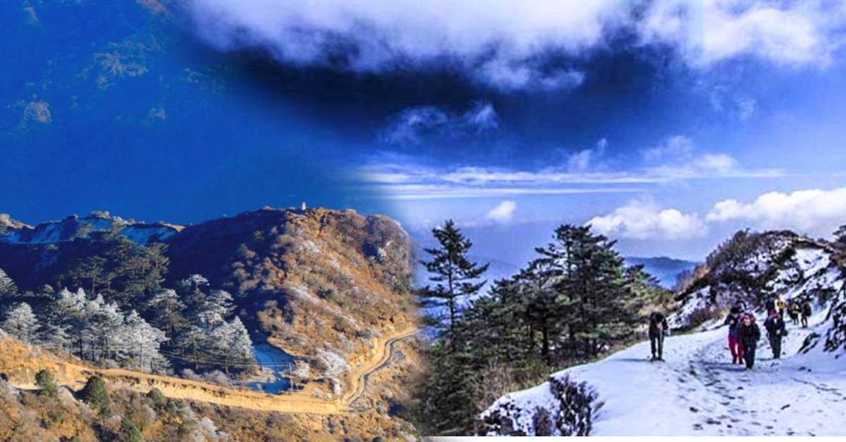 Sandakphu shrouded clouds in this village