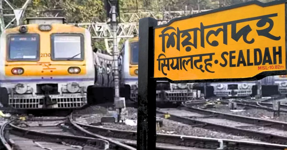 Sealdah station marks platforms for train routes