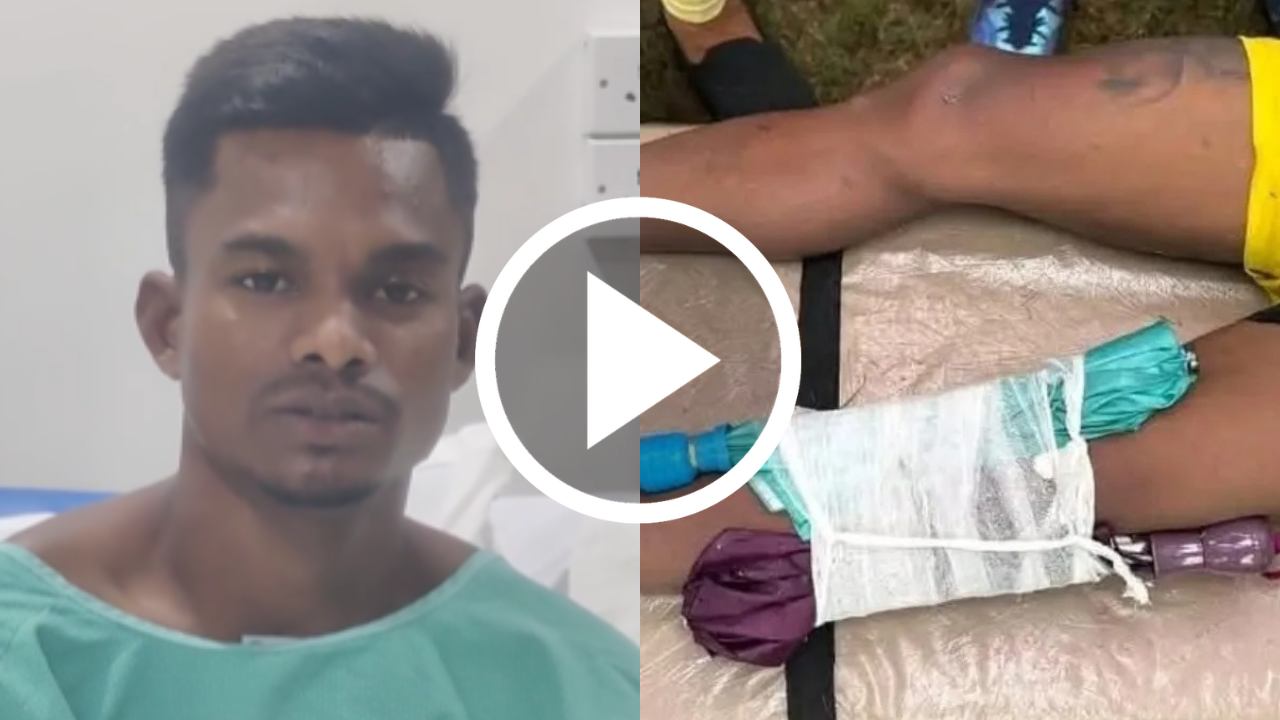 What Tarak Hembram said about the injury.