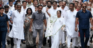 Trinamool Congress protests Bengali identity attack