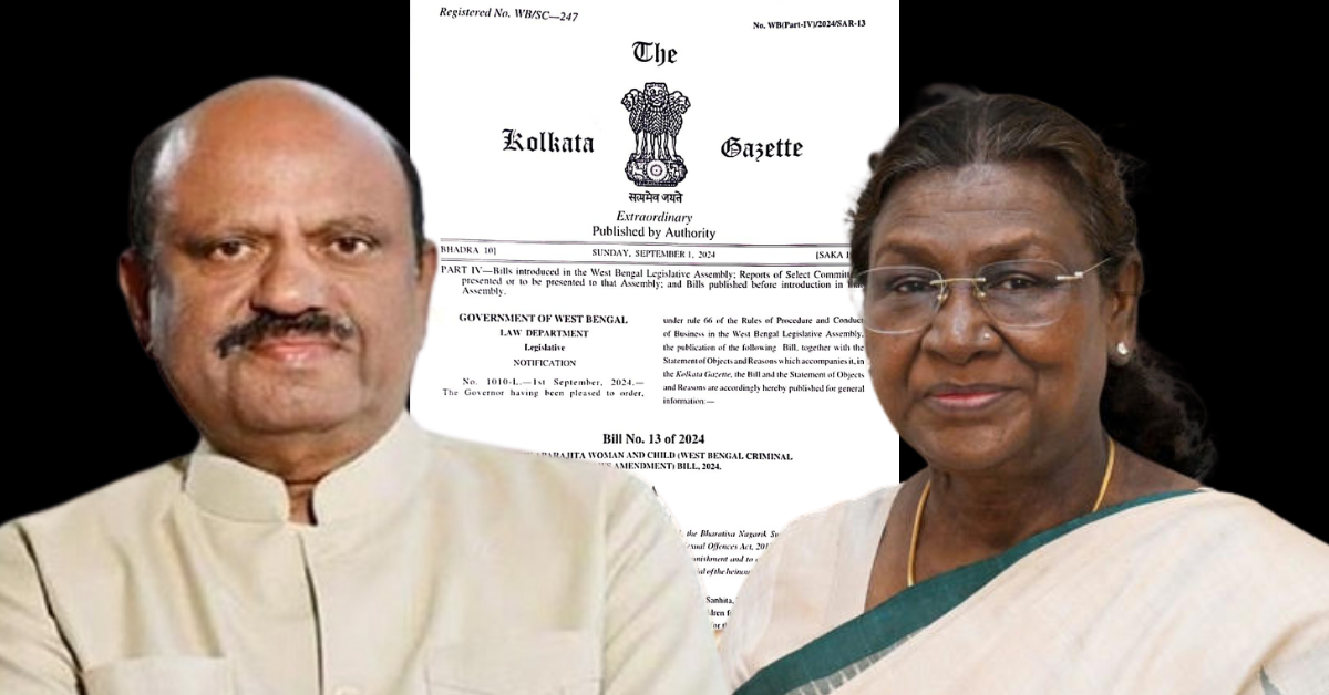 Rashtrapati Bhavan seeks explanation from Raj Bhavan over Aparajita Bill