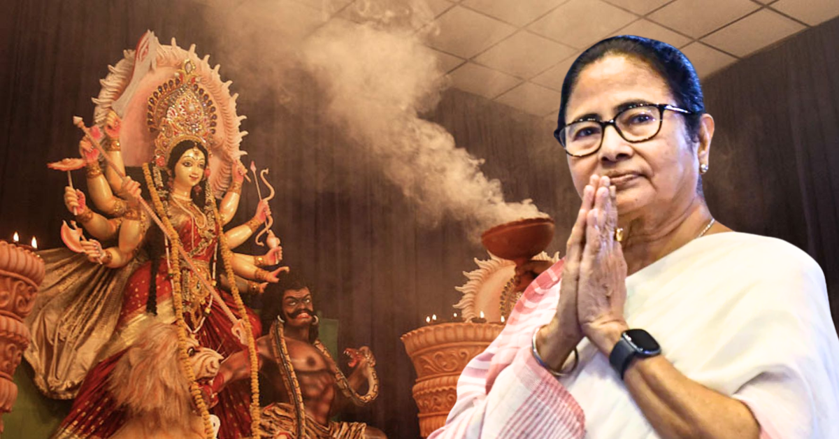 Mamata Banerjee likely announce a grant of 1 lakh to the state's puja committees