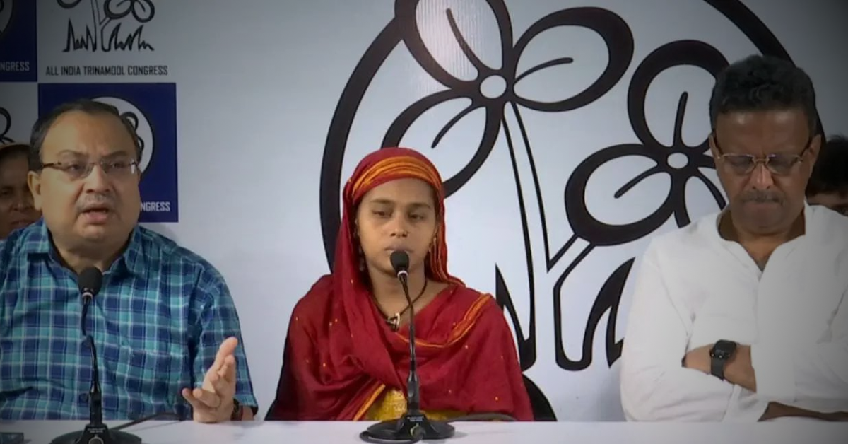 Trinamool Congress Counters Delhi Police by Presenting Assault Survivor Sajnur