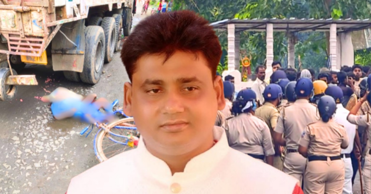 Sand mafia truck kills youth in Durgapur villagers turn Kanksa into battlefield