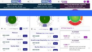 Ind vs Pak match tickets are being sold for 15 lakh rupees.