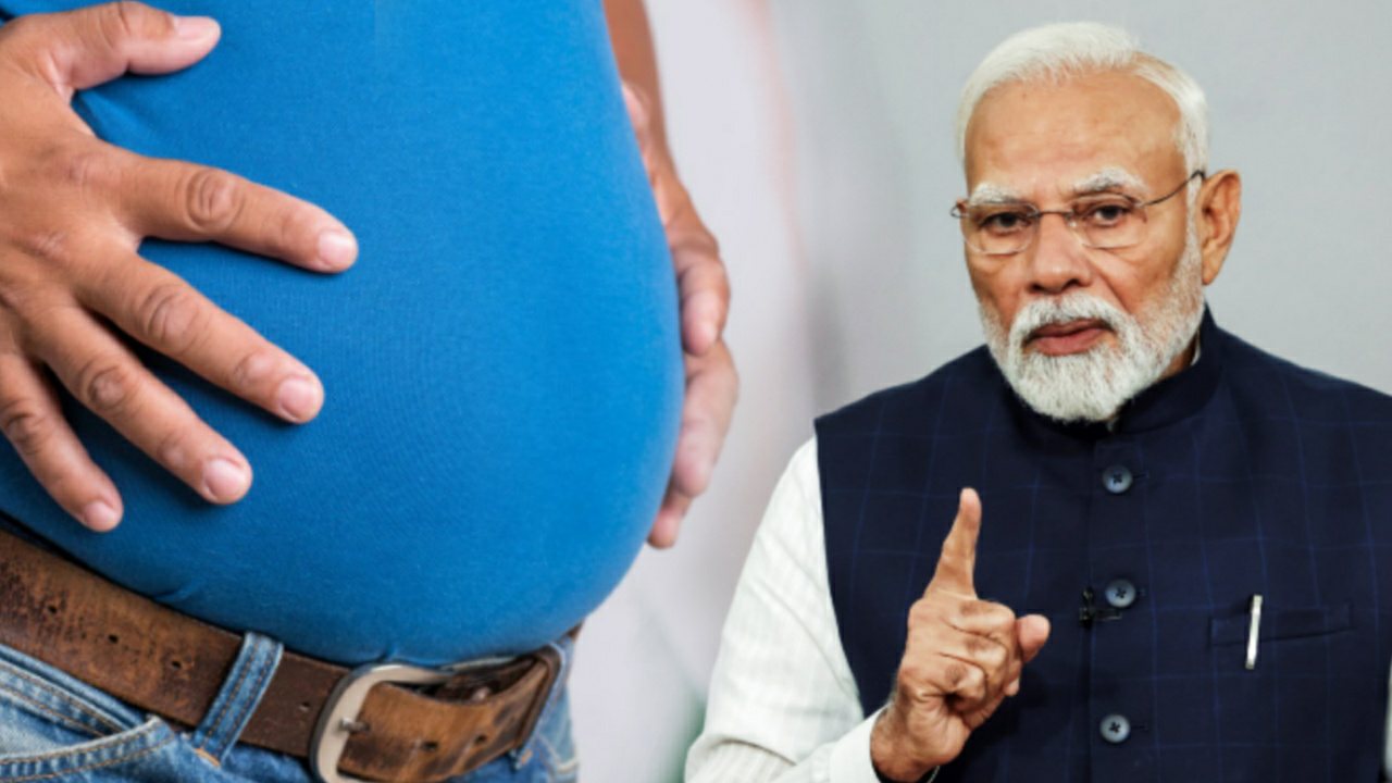 Narendra modi gave tips on how to control obesity 