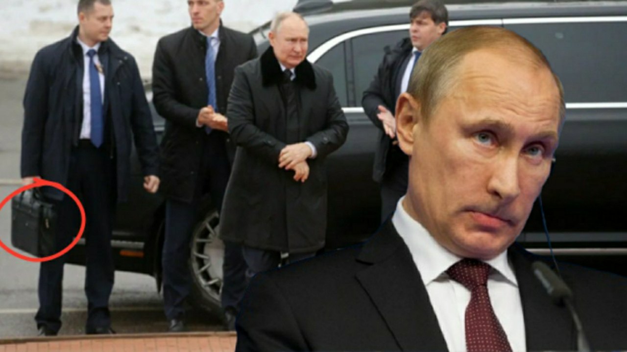 Why does Vladimir Putin carry poop suitcase