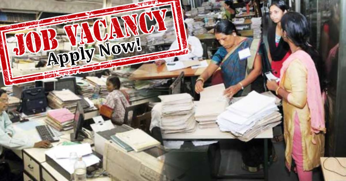 Job Vacancy two posts are vacant in North 24 Parganas which post can get this job opportunity